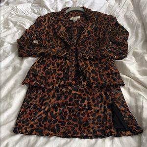 Vintage cheetah suit set Halloween - the nanny Fran